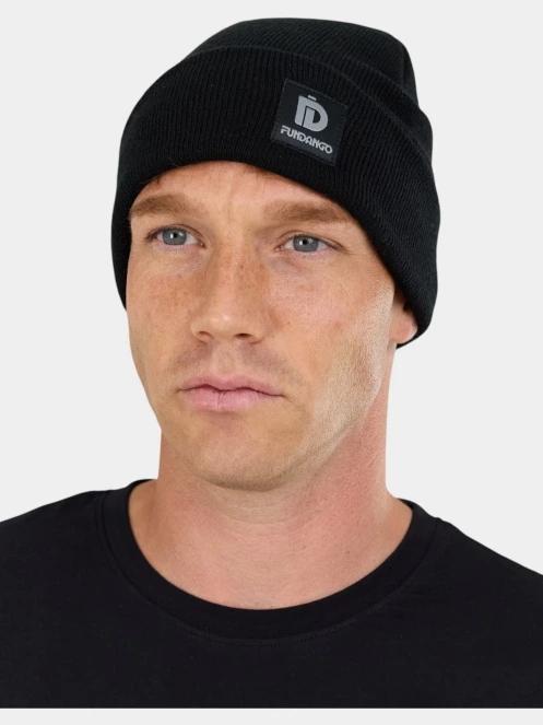 Fundango Nahu Beanie kötött sapka fekete színben 3