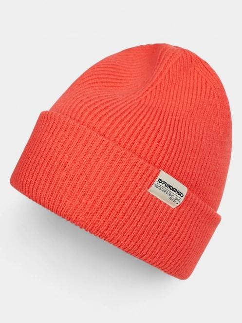 Fundango Tara Beanie kötött sapka piros színben 2