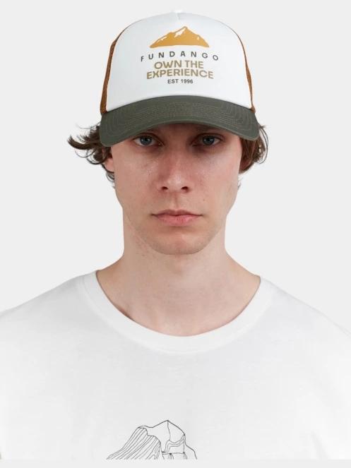 Fundango Pyrus Trucker Cap férfi baseball sapka homok színben 2