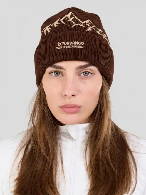 Fundango Hill Beanie kötött sapka fehér színben 3
