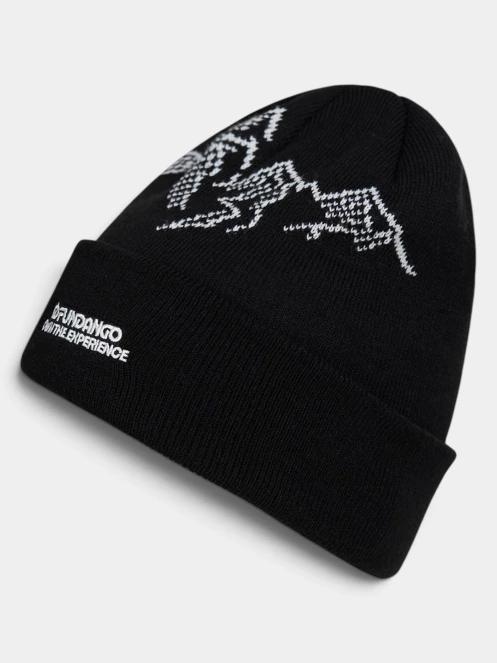 Fundango Hill Beanie kötött sapka fekete színben 2
