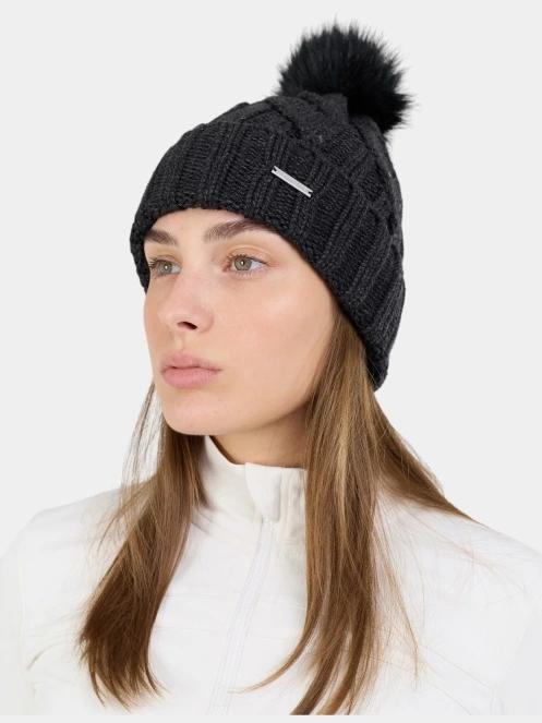 Fundango Renna II Beanie női kötött sapka fekete színben 3