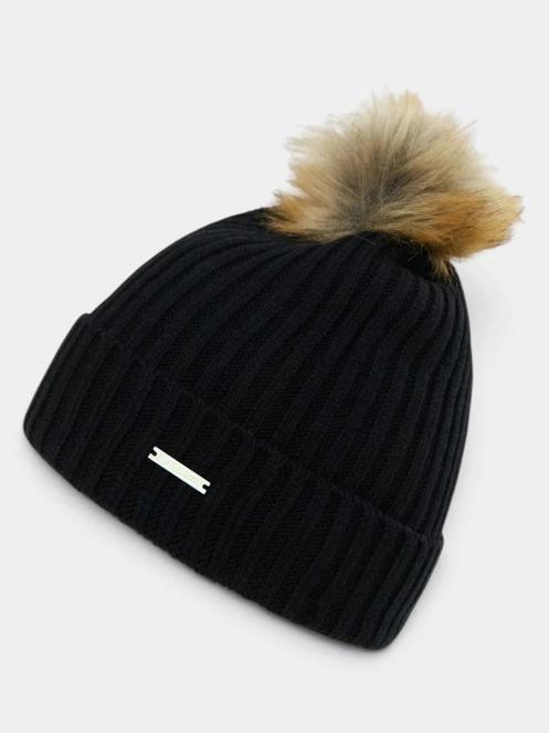 Fundango Merna II Beanie  női kötött sapka fekete színben 2