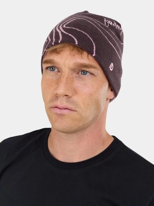 Fundango Ace Beanie kötött sapka rózsaszín színben 5