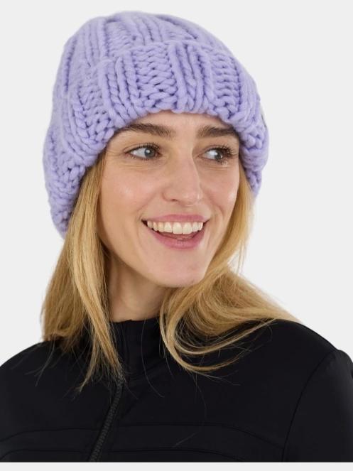 Fundango Astrid Beanie kötött sapka lila színben 2