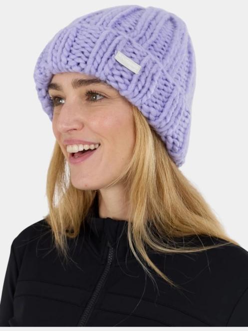 Fundango Astrid Beanie kötött sapka lila színben 3