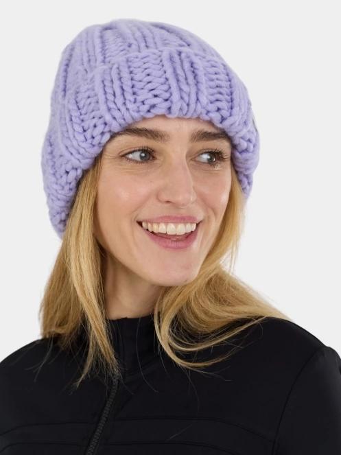 Fundango Astrid Beanie kötött sapka lila színben 4