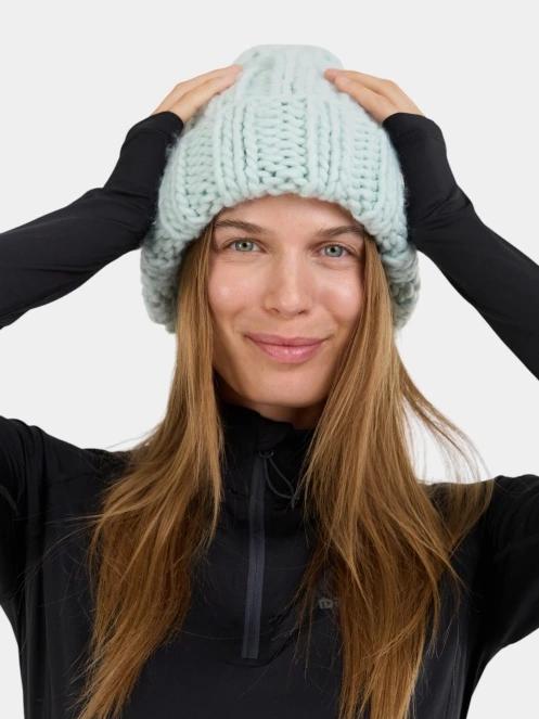 Fundango Astrid Beanie kötött sapka zöld színben 4