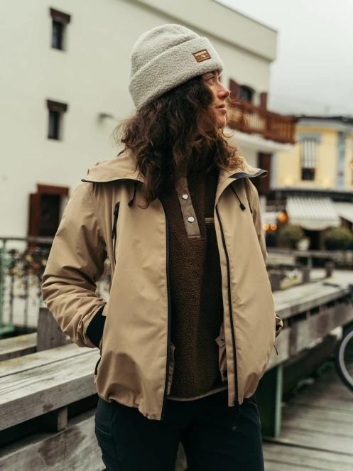 Fundango Zeo Fleece Beanie kötött sapka fehér színben 3