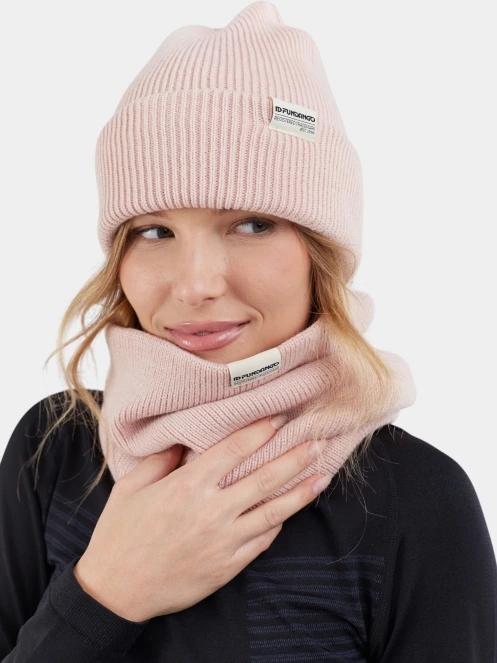 Fundango Tara Neckwarmer férfi csősál rózsaszín színben 3