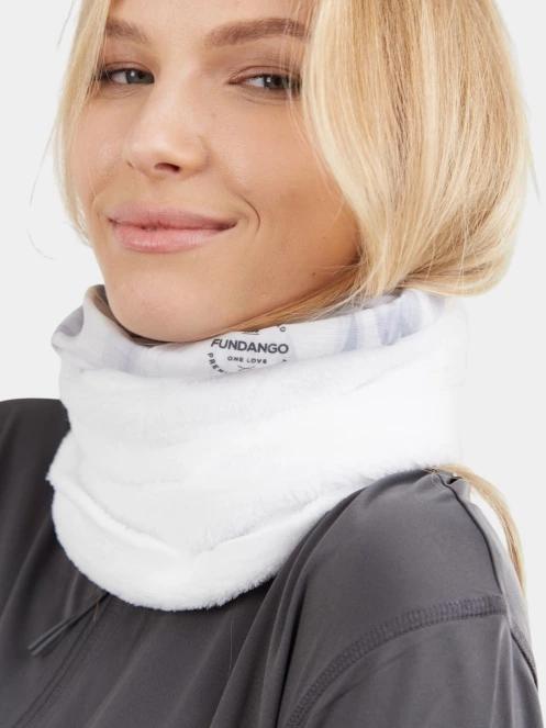Fundango Bandana Heat csősál fehér színben 4