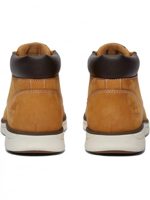 Timberland Bradstreet Chukka Leather férfi magasszárú cipő barna színben 7