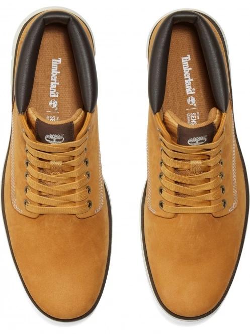 Timberland Bradstreet Chukka Leather férfi magasszárú cipő barna színben 8