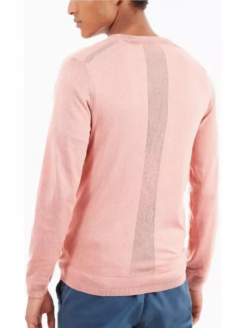 Timberland Silk Blend Crew férfi pulóver rózsaszín színben 3