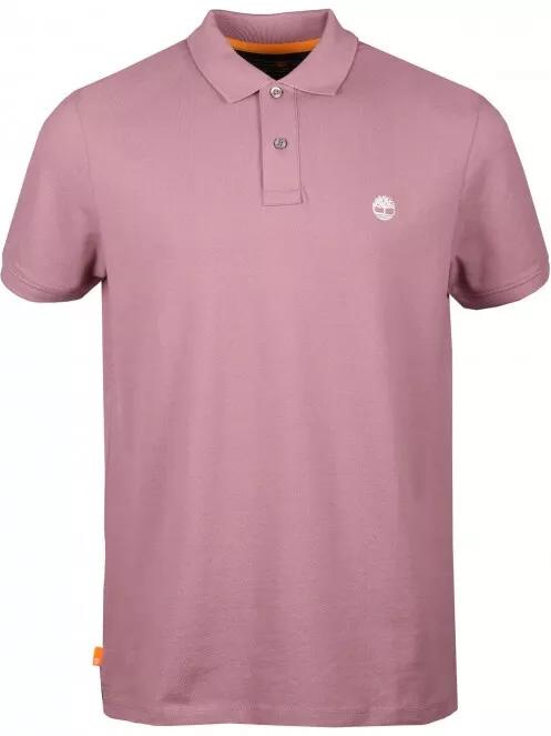 Timberland Basic Polo férfi galléros póló lila színben 2