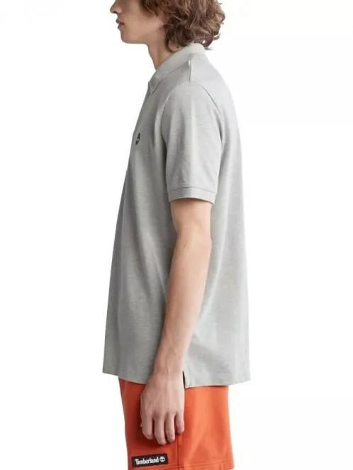 Timberland SS Millers River Pique Polo (RF) férfi rövid ujjú póló szürke színben 3