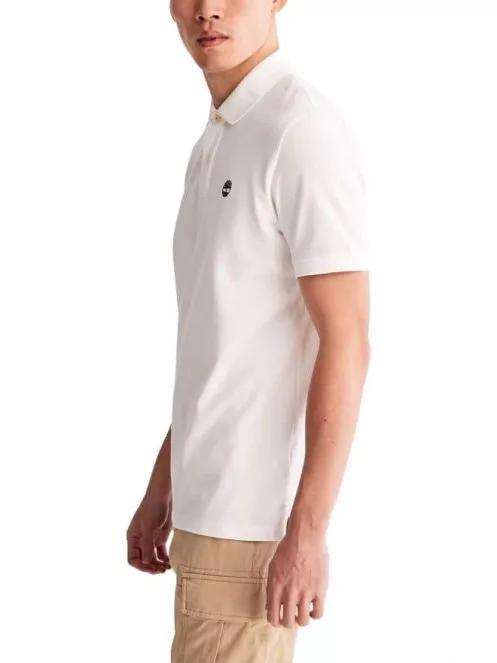 Timberland SS Millers River Pique Polo (RF) férfi rövid ujjú póló fehér színben 3