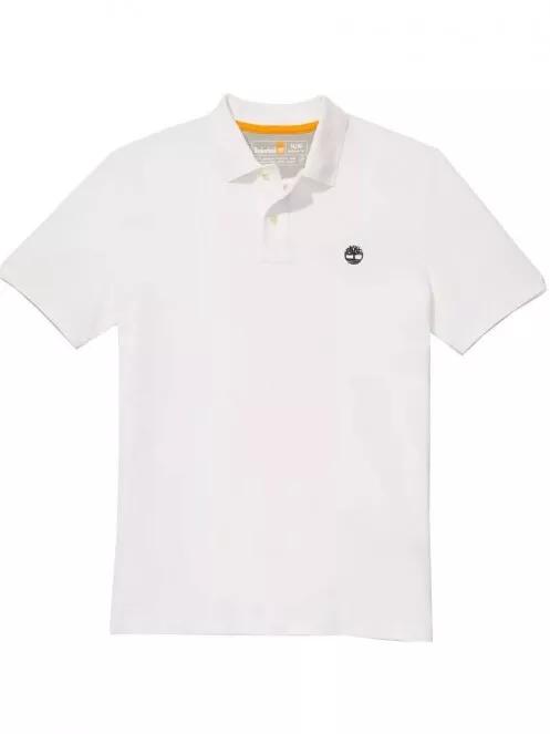Timberland SS Millers River Pique Polo (RF) férfi rövid ujjú póló fehér színben 5