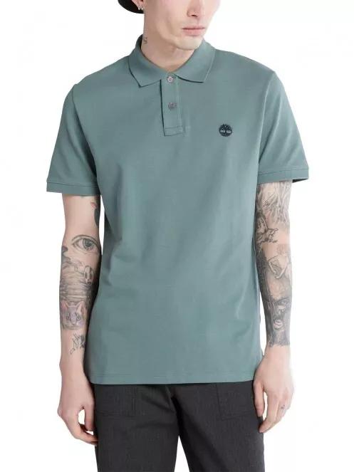 Timberland SS Millers River Pique Polo (RF) férfi rövid ujjú póló zöld színben 2