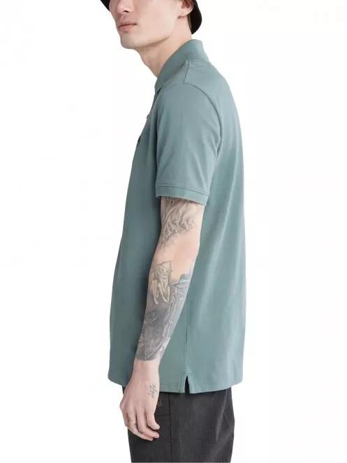 Timberland SS Millers River Pique Polo (RF) férfi rövid ujjú póló zöld színben 3