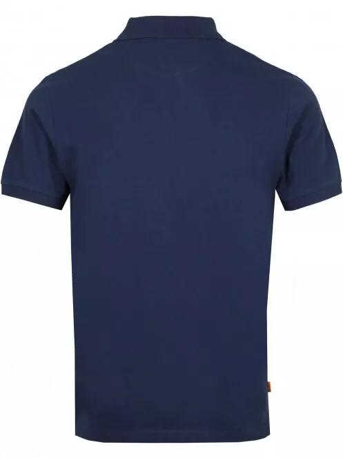 Timberland SS Millers River Pique Polo (RF) férfi rövid ujjú póló sötétkék színben 3