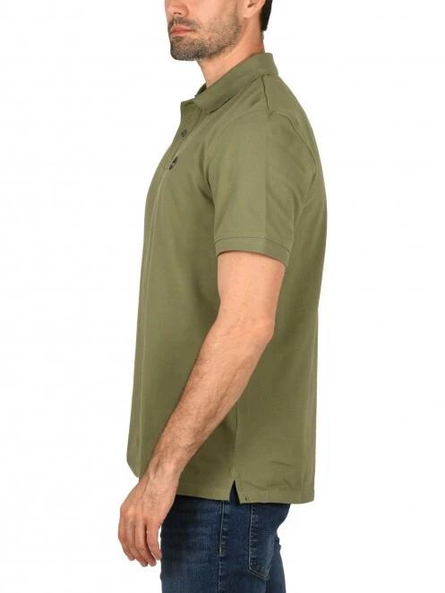 Timberland Basic Polo férfi galléros póló oliva színben 3