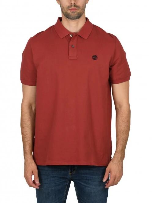Timberland Basic Polo férfi galléros póló piros színben 2