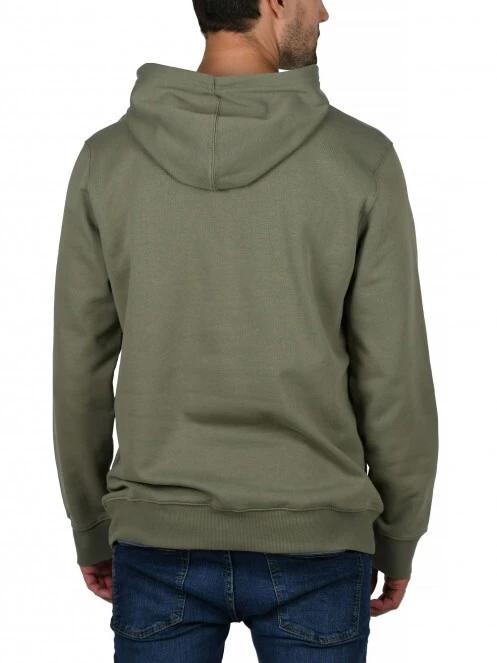 Timberland Core Logo P/O Hood BB férfi kapucnis pulóver zöld színben 4