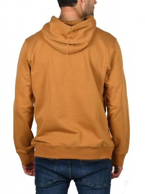 Timberland Core Logo P/O Hood BB férfi kapucnis pulóver sárga színben 4