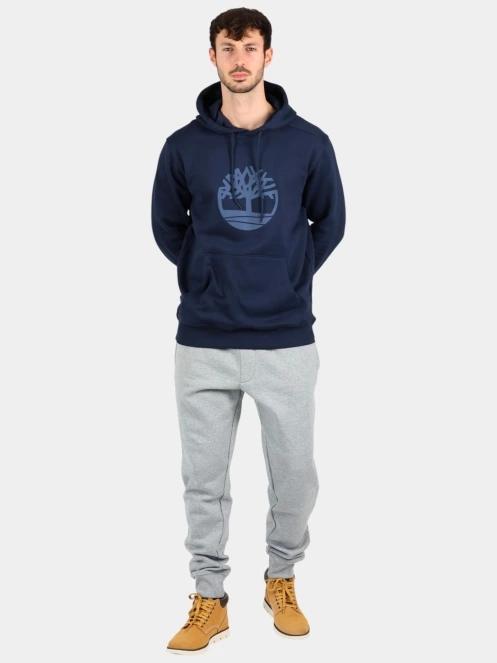 Timberland Tree Logo Hoodie férfi kapucnis pulóver sötétkék színben 5