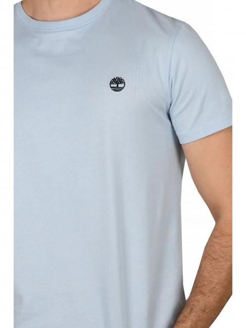 Timberland SS Dun-River Crew T férfi rövid ujjú póló világoskék színben 5