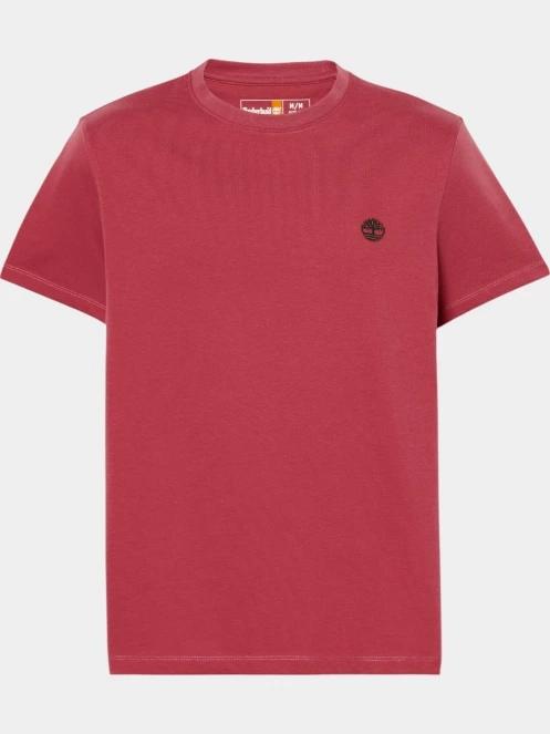 Timberland Short Sleeve Tee férfi rövid ujjú póló piros színben 6