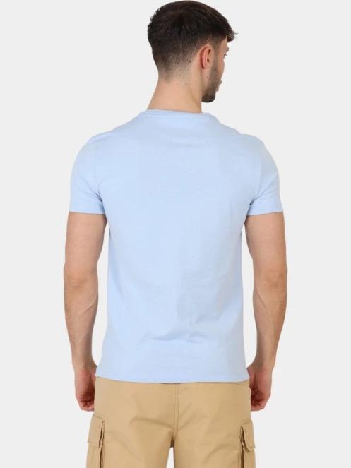 Timberland Short Sleeve Tee férfi rövid ujjú póló világoskék színben 4
