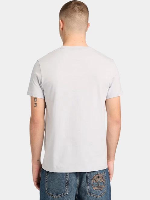 Timberland Short Sleeve Tee férfi rövid ujjú póló szürke színben 3
