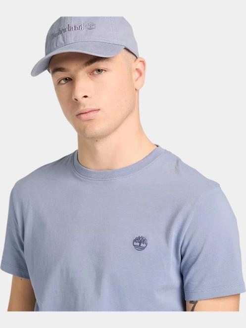 Timberland Short Sleeve Tee férfi rövid ujjú póló világoskék színben 5