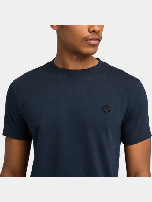 Timberland Short Sleeve Tee férfi rövid ujjú póló sötétkék színben 4