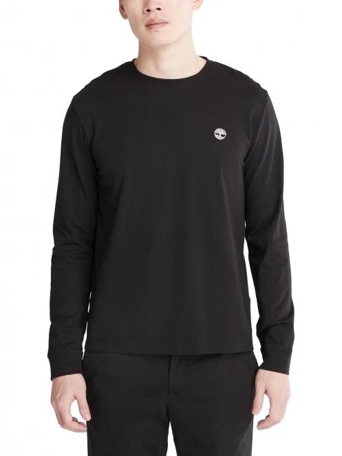 Timberland Long Sleeve Tee férfi hosszú ujjú póló fekete színben 2