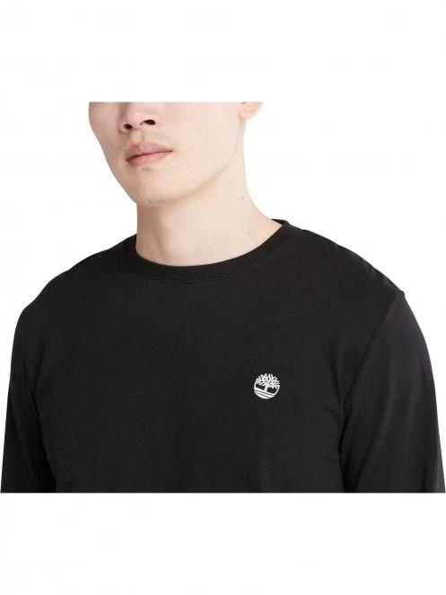 Timberland Long Sleeve Tee férfi hosszú ujjú póló fekete színben 6