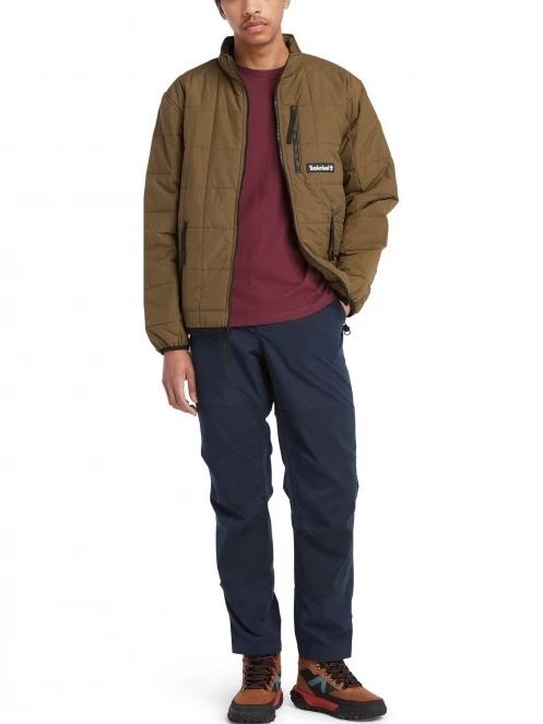 Timberland Long Sleeve Tee férfi hosszú ujjú póló lila színben 4