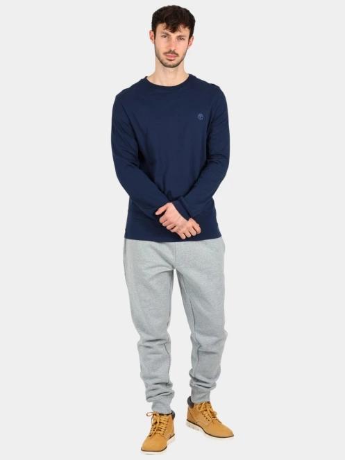 Timberland Long Sleeve Tee férfi hosszú ujjú póló sötétkék színben 5