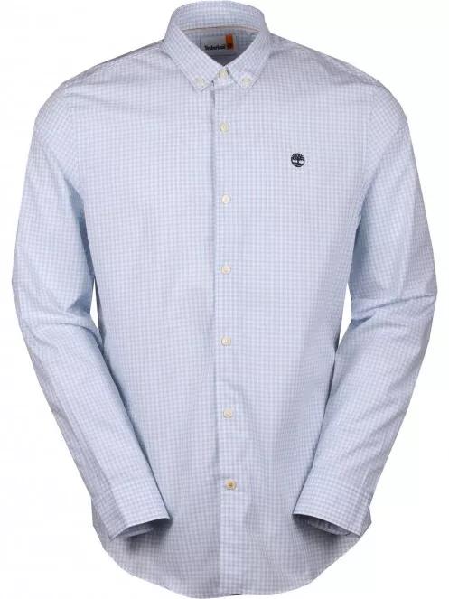 Timberland S-R Poplin Md Gng RF férfi hosszú ujjú ing világoskék színben 2