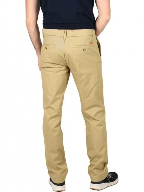 Timberland S-L Strtch Twill Chino férfi chino nadrág homok színben 4
