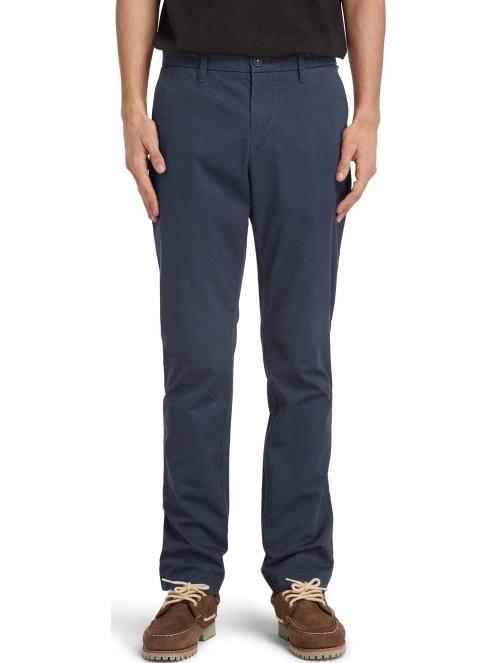 Timberland Stretch Twill Chino Pant férfi chino nadrág sötétkék színben 2