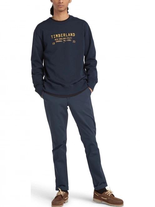 Timberland Stretch Twill Chino Pant férfi chino nadrág sötétkék színben 5