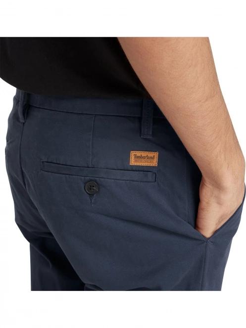 Timberland Stretch Twill Chino Pant férfi chino nadrág sötétkék színben 6