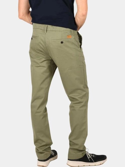 Timberland Twill Chino Pant (Slim) férfi chino nadrág zöld színben 4