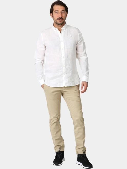 Timberland Twill Chino Pant (Slim) férfi chino nadrág homok színben 5