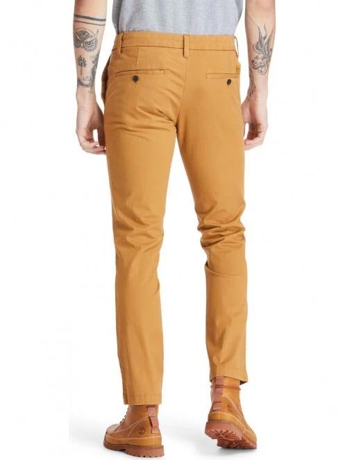 Timberland Sargent Lake Stretch Chino férfi chino nadrág barna színben 4