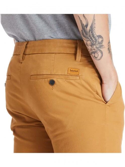 Timberland Sargent Lake Stretch Chino férfi chino nadrág barna színben 5