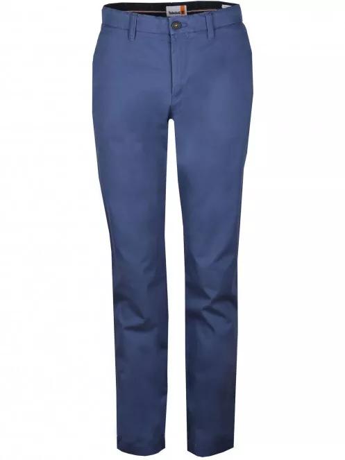 Timberland S-L Strtch Twill Chino férfi utcai nadrág kék színben 2